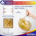thumbnail image 3 of XIQIYY  13 Gallon Trash Bags ,50 Liter Wastebasket Bin Liners ,White Large Garbage Bags ,60per Pack，for Bathroom,Bedroom ,Office,Kitchen., 3 of 5