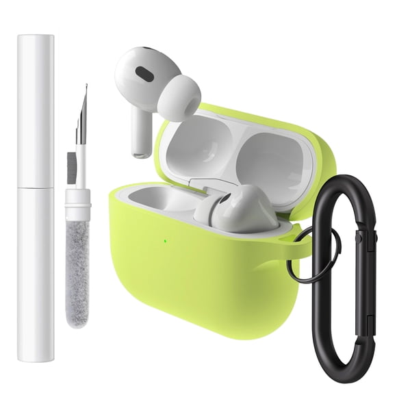 Funda de Silicona Brujula para AirPods Pro 3 2025 Amarillo Verde