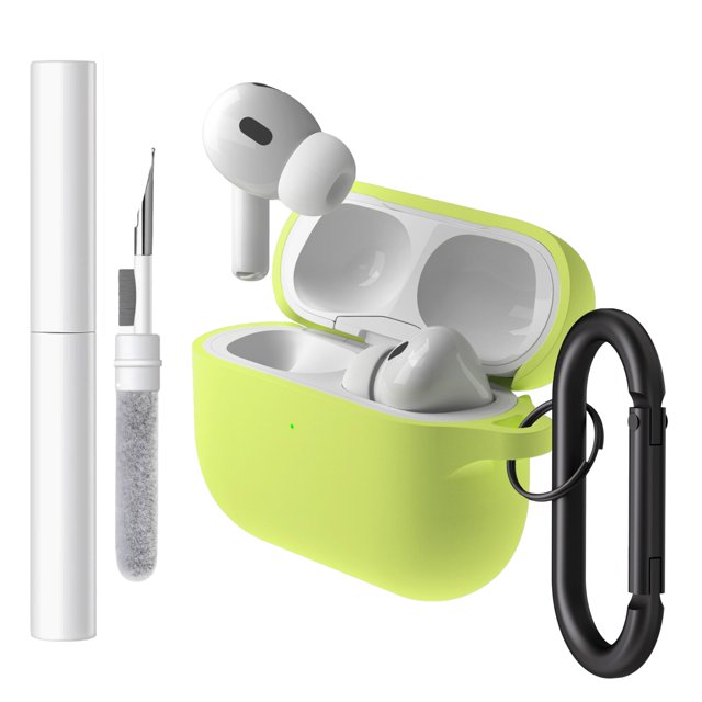 Funda de Silicona Brujula para AirPods Pro 3 2025 Amarillo Verde