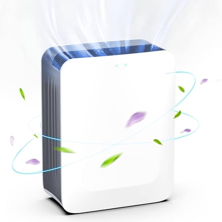 Home Air Purifier 1485 Sq Ft, H13 True HEPA, Clean 99.97% Hair, Dust, Smoke and Odor Eliminator in White