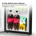 thumbnail image 2 of TCL 4.5 Cu. ft. Two Door Compact Mini Fridge With Freezer –  Black Stainless Look, Energy Star, MR453Z, 2 of 10