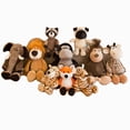 thumbnail image 2 of Juguetes de peluche de animales de la selva para niños, muñeco de peluche suave, perro, cebra, elefante, León, zorro, jirafa, compañero de juegos, regalos de navidad, 2 of 5