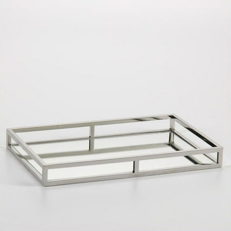 Zodax Venturi 16 Long Mirrored Decorative Tray Rectangular Zodax Venturi 16 Long Mirrored
