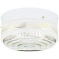 thumbnail image 1 of 66238 2 Light, Drum Ceiling Fixture - White Finish, 1 of 1