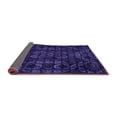 thumbnail image 2 of Ahgly Company Indoor Round Abstract Purple Modern Area Rugs, 5' Round, 2 of 4