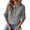 Grey, variant on CAIXIA Womens Long Sleeve Henley Shirts Dressy Casual Button Up Tops Soft Ribbed Knit Tunic Basic Top, Loose Fit Crew Neck Tee Shirt, Drop Shoulder Blouses Fall Fashion Work Office Outfits