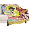 thumbnail image 1 of Manta de Las Chicas Superpoderosas, manta de tela de superficie vertical súper suave de varios tamaños, acogedora y cálida, adecuada para cama, sofá, campamento, viajes, para todas las estaciones,, 1 of 8
