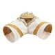 thumbnail image 2 of Túnel de conejillo de indias, juguete escondite, jaula de diversión, accesorios, cueva de tubo cálida para erizo, ardilla, mascotas pequeñas, rata , Amarillo, 2 of 8