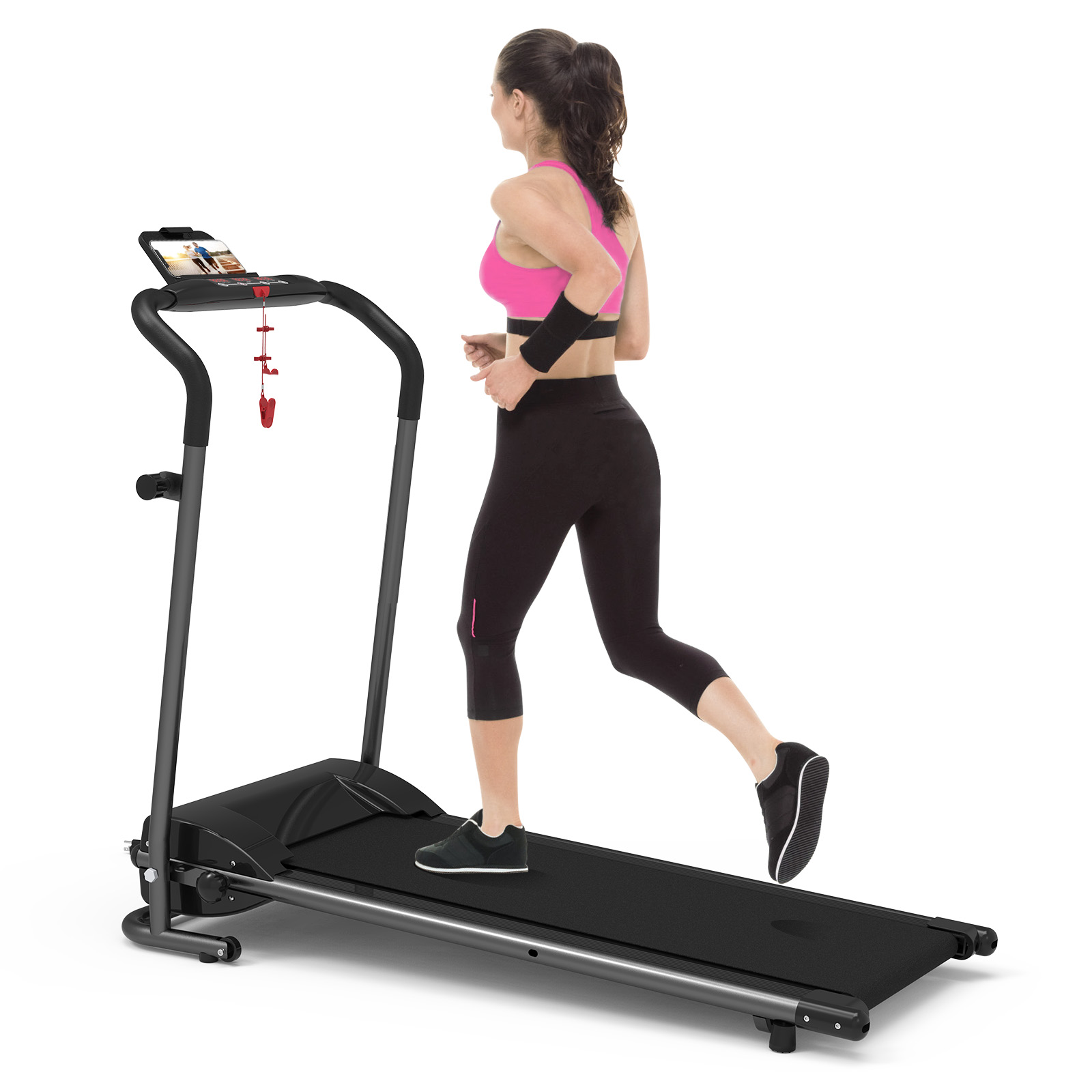 Redliro Portable Folding Treadmill for Home Digital LCD Display Anti