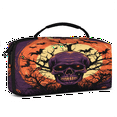 thumbnail image 2 of Herdesigns Halloween Skull Carry Case Compatible with Nintendo Switch 2017 & Oled 2021, with 20 Game Card Slots, Halloween Portable Travel Carrying Case Pouch for Accessories & Games, 2 of 8