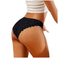 thumbnail image 5 of Gyujnb Women Elegent Bikini Lace Low Waist Seamless Underwear Panties Comfortable Briefs Panties,A, 5 of 9