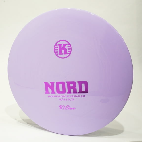 Kastaplast K1 Nord Disc Golf Midrange Disc, Pick Color/Weight [Stamp & Exact Color May Vary] Purple 173-174 grams