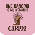 thumbnail image 4 of Inktastic Line Dancing Mommy Cardio Cowgirl Girls Baby Bib, 4 of 4