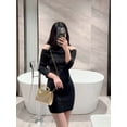 thumbnail image 4 of Women’s Gold Metallic Clutch Purse, Evening Bag with Sculptural Ring Handle, 4 of 10