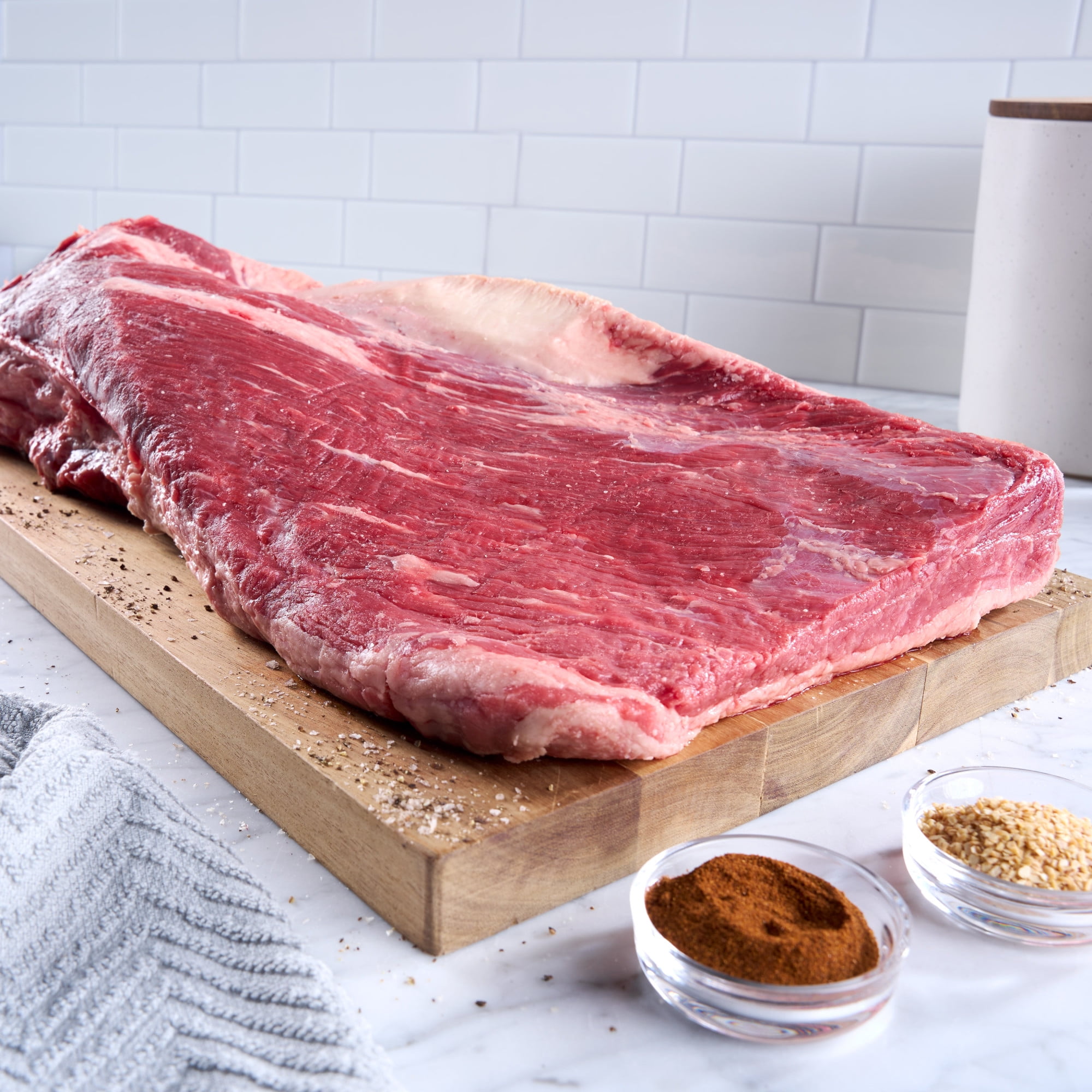 Whole Beef Brisket, Fresh, Boneless, Vacuum Sealed, 12.30 - 28.0 lb