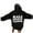 Black, variant on Make Crowded Women's Hooded Sweatshirt Cozy Pullover with Front Pocket for Casual Streetwear Fashion