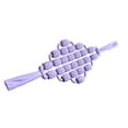 thumbnail image 2 of Rodillo de masaje portátil para fitness, yoga, masajeador muscular violeta, 2 of 9