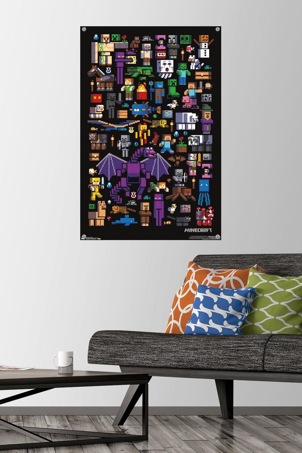 Minecraft - Mobbery Wall Poster, 22.375" x 34"