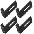 thumbnail image 3 of KAKOWELY mirror brackets 4pcs Mirror Bracket Wall Display Hanger Tile Display Rack Clip For Frameless Mirror1.42"X0.98"X0.39", 3 of 5
