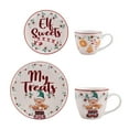 thumbnail image 5 of Pfaltzgraff Winterberry Porcelain Elf Treat Set, 5 of 8