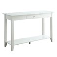 thumbnail image 3 of Pemberly Row Table Console Contemporaine, Fini Bois Blanc, 3 of 4