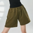 thumbnail image 6 of AXXD Woman Shorts Clearance Under 10 High Waisted Ladies Summer Color Loose Wide Leg Shorts Mother's Day, 6 of 9