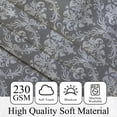 thumbnail image 3 of Mizhona Blackout Curtain for Living Room Boho Window Curtains Bohemian Floral Pattern Curtains Set of 2,52"x96", 3 of 5
