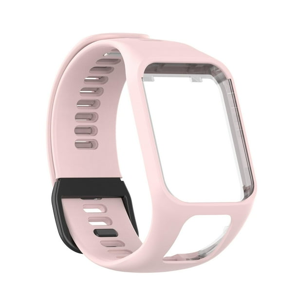 Correa de pulsera inteligente Compatible con TomTom Compatible con Tom Tom Runner23/Spark correa de muñeca de repuesto impermeable de silicona Yuarrent EL016938-05