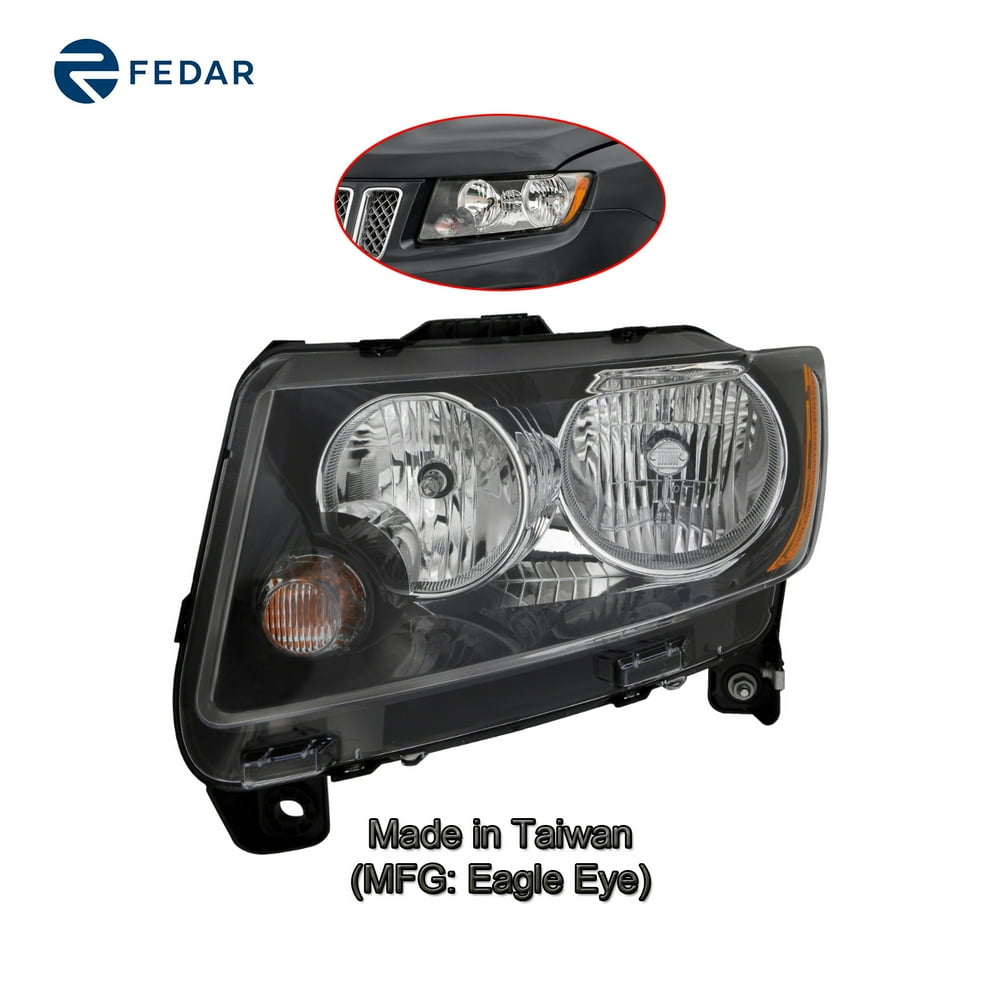Halogen Headlight Fit Jeep Compass 2013 2014 2015 2016 2017 (Code LMB
