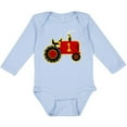 thumbnail image 3 of Inktastic Red Tractor 1st Birthday Boys Long Sleeve Baby Bodysuit, 3 of 5