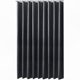 thumbnail image 1 of Waterproof Polyester Shower Curtain with 12 Hooks, Mold-Resistant Fabric for Bathroom or Bathtub, Dark Gray, Washable Textile, 1 of 4