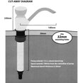 thumbnail image 3 of Double Pumping Water Replacement Motorhome Hand Pump Sink Trailer Action Camping Faucets, 3 of 8