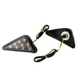 thumbnail image 4 of Luz indicadora de giro, Acouto 2x 12V Motocicleta Euro Triángulo Montaje empotrado Se?al de giro Humo ámbar LED Luz AP EOTVIA NO, 4 of 6