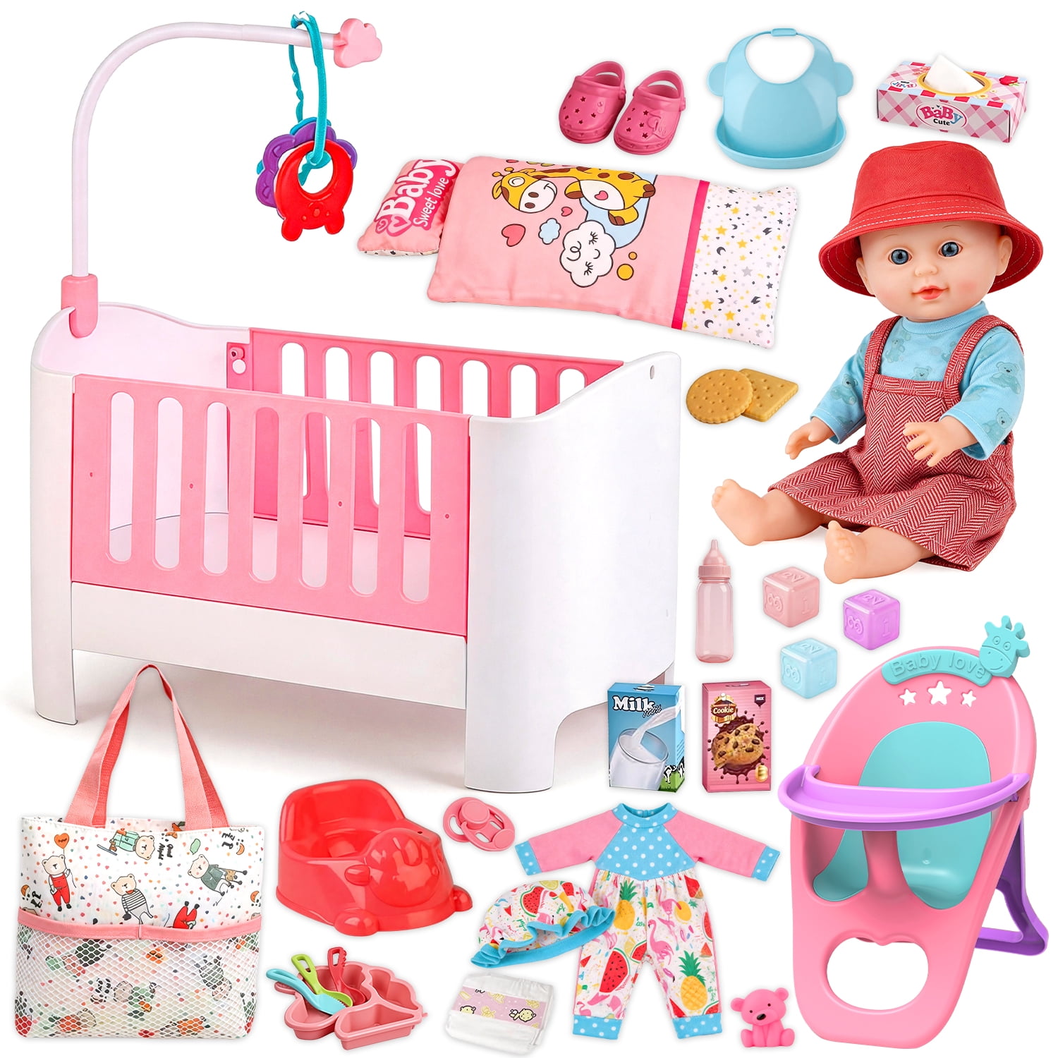 Melissa & Doug Mine to Love Baby Care Activity Center for Dolls