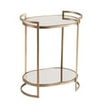 thumbnail image 1 of SEI Furniture Table de Bar d'Espace Petit avec Dessus Miroir Charmant en Or, 1 of 11