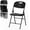 Black (650 LBs), variant on JINSEED 10 Pack Plastic Folding Chair, Lightweight Portable Party Banquet Event Chairs for Outdoors, White