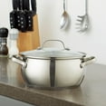 thumbnail image 1 of Mainstays Stainless Steel Dutch Oven with Glass Lid, 1 of 5