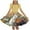 E072-Yellow, variant on hengsof Girls Breezy Spring Dress, Short Sleeve Spring Easter Round Neck Special Event Dress Sweet and Cute Dress for Kids Ages 4 to 14 Years