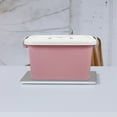 thumbnail image 4 of HINTRMENT Plastic Craft Organizer Box with Lid Pink Storage Container for Household Items, 4 of 8