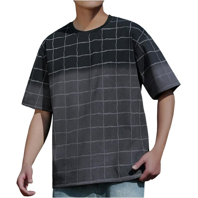 Short pour Homme Short pour Homme Été Respirant Ajusté Sport Régulier Séchage Rapide T-Shirt à Col Rond