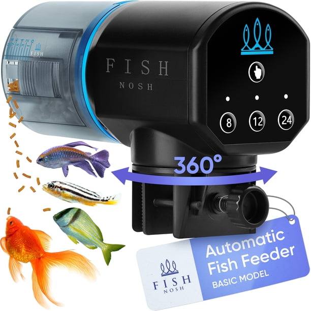 Alimentador automático para peces FISHNOSH ML con temporizador para acuarios