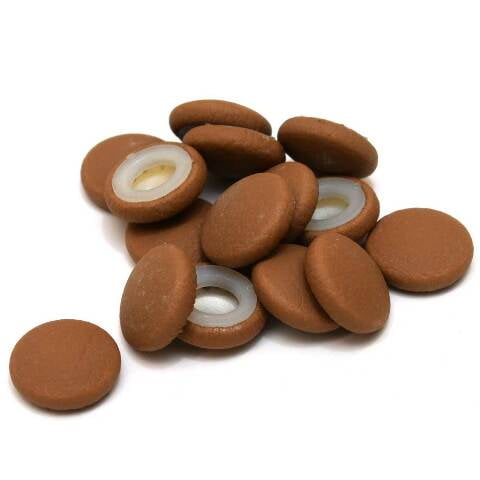 Rinker Boat Button Seat Snap Covers 7000714 | 3/4 Inch Brown (Set of 15)