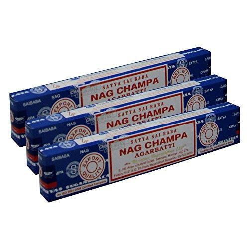WORLD'S BEST Satya Sai Baba NAG CHAMPA Incense 50 grams *Free Shipping 10gx5 LOT 