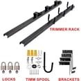 thumbnail image 4 of ELITEWILL 3 Place Trimmer Rack Weedeater Line Holder with Locks Compatible with Enclosed Trailers Landscaping Trucks, 4 of 7