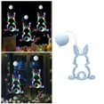 thumbnail image 7 of Easter Bunny Night Light, Easter Decorations Indoor, 3 Pack LED Window Lights with Remote & Timer, Battery Powered Adhesive Suction Cup, Gift for Kids Girls Bedroom Nursery, 7 of 7