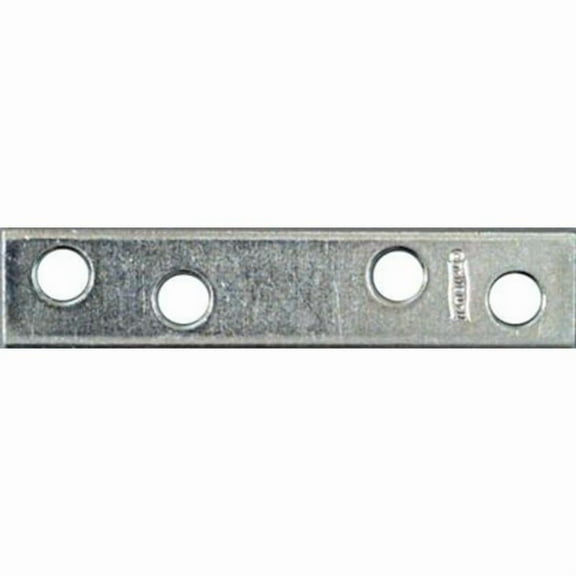 3"X 5/8" Mending Brace Plates National Mending Plates N226-787 Zinc Steel