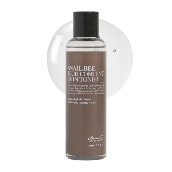 Tonificador BENTON Snail Bee con alto contenido de esencia de mucina de caracol para piel