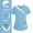#5Blue, variant on Women's Nursing Uniform Color Blocked Short-Sleeve V-Neck Top with Pockets Loose-Fitting Nursing Uniform Top
