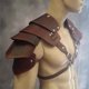 thumbnail image 5 of Armadura de hombro de guerrero vikingo medieval, hombreras de caballero samurái gladiador, cinturón de cuero de PU gótico steampunk, armadura para disfraz de cosplay, 5 of 5