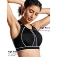 thumbnail image 4 of Sostén SYROKAN 38DD Talla Grande Acolchado con Espalda Deportiva Negro, 4 of 6